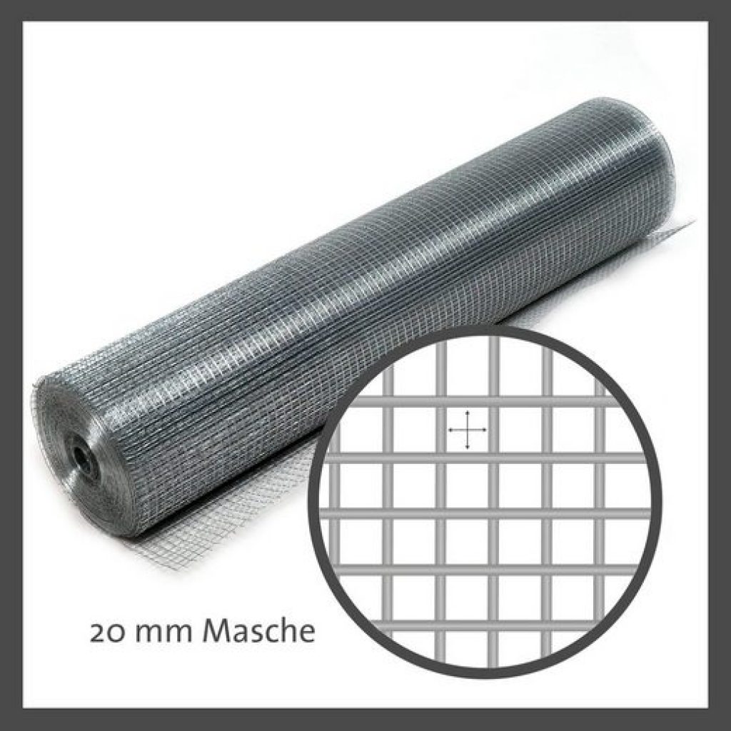 Edelstahl-Drahtgitter - MW: 10,00mm - DS: 1,00mm - 4m Rolle 123Stahl Edelstahl-Drahtgitter - MW: 10,00mm - DS: 1,00mm - 4m Rolle 123Stahl