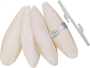 KroY PecoeD 4 Stück Groß Sepiaschalen, 12-14 cm Sepiaschalen für Vögel Reptilien Schildkröten Bartagamen und Schnecken, Optimale Kalzium u…