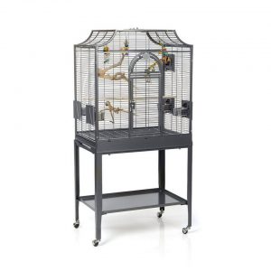 Montana Cages Vogelkäfig »Madeira I – Antik«, Sittichkäfig, Käfig, Voliere für Sittiche waagerechte Verdrahtung & Anflugklappe