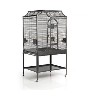Montana Cages Vogelkäfig »Madeira III – Antik«, Sittichkäfig, Käfig, Voliere für Sittiche waagerechte Verdrahtung & Anflugklappe