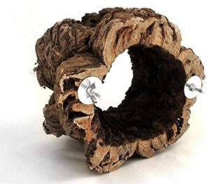 NUR HIER: Kork-Ring zum Sitzen, Knabbern, Klettern, Spielen für alle Vögel: Wellensittich, Nymphensittich, Papagei, Kanarienvogel & Co, Nager und…