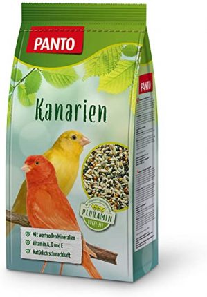 Panto Ziervogelfutter, Kanarienfutter 1 kg, 5er Pack (5 x 1 kg)