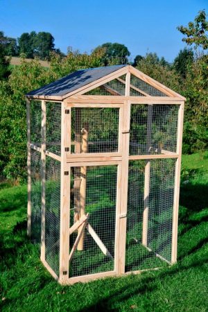 SILVIO design Voliere »Dreamy«, BxTxH: 112x114x179 cm, inkl. Vogelbaum