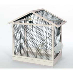 Skyline Vogelkäfig Antonia Weiß 70 cm x 40 cm x 67 cm kaufen bei OBI
