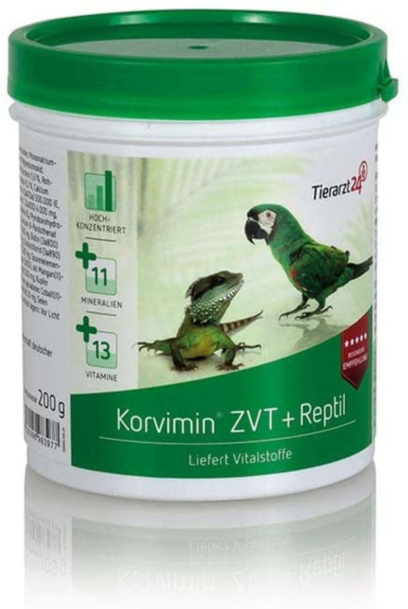 Korvimin Zvt Reptil Für Vögel Und Reptilien Tierarzt24 KORVIMIN ZVT + REPTIL bietet die optimale