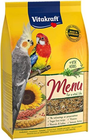 Vitakraft Vogelfutter Grosssittich Menü, 1x 3kg
