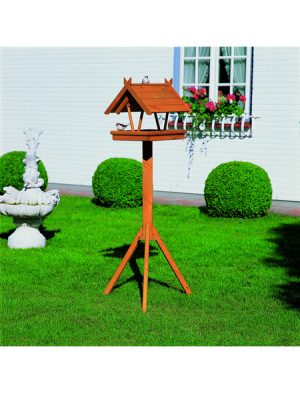 Vogelhaus Rhön mit Fußkreuzständer