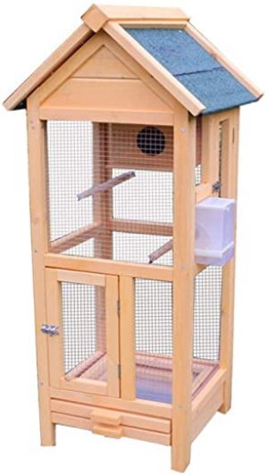 Vogelvoliere Nagerkäfig， Moderne Vogelvoliere für Nymphensittiche, Metall Vogelkäfig，Vogelvoliere Voliere ，Papageien, Tauben, Sittiche, Finken…