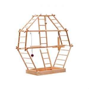 Holz-Leiterspielplatz