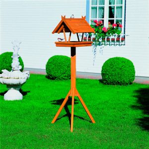 promadino Vogelhaus »Rhön«, (Set), BxTxH: 36×41,5×141 cm, mit Standbein