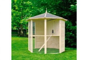 promadino Voliere »8-eck«, BxLxH: 232x232x250 cm