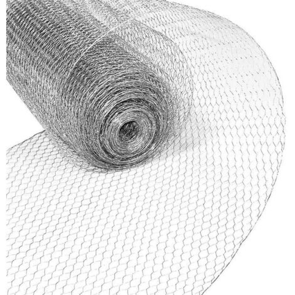 Sechseckgeflecht Volierendraht Hasendraht 1,20 x 25 m Drahtzaun Zaun