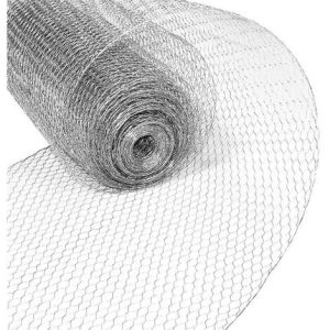 Sechseckgeflecht Volierendraht Hasendraht 1,20 x 25 m Drahtzaun Zaun verzinkt