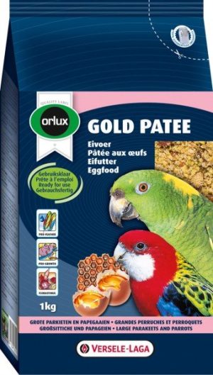 VERSELE-LAGA Orlux Gold Patee Großsittiche & Papageien 1kg Vogelfutter