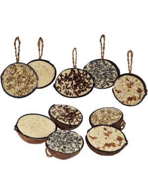 Vogelfutter »gefüllte Kokosnuss-Hälften«, à 2000 g