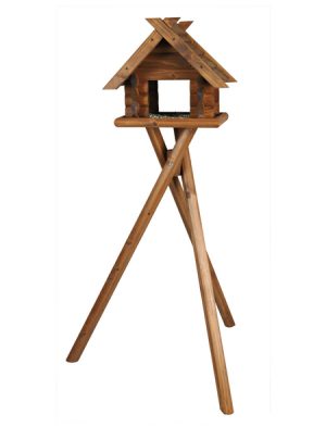 Vogelfutterhaus, BxHxT: 44 x 33,5 x 14,5 cm, braun