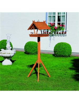 Vogelhaus Rhön mit Fußkreuzständer