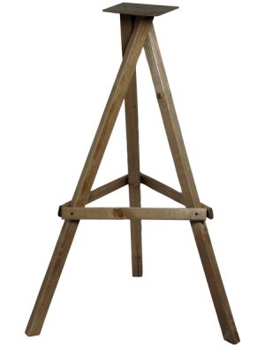 Vogelhausständer, für Vögel, Kiefernholz, natur