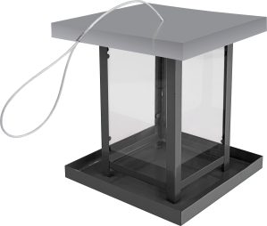 Windhager Futterhaus »Vogelhaus View«, BxTxH: 15,8×15,8×18,5 cm