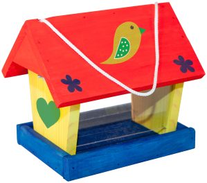 Windhager Vogelhaus »Woodpecker«, Bausatz inkl. Farbset zum Bemalen