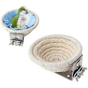 Zuchtnest aus Baumwollseil für Sittiche, Nymphensittiche, Sittiche, Kanarienvögel, Unzertrennliche und kleine Papageien