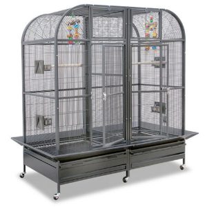 Montana Cages Vogelkäfig »Palace II · Antik«, ca. 183 x 101 x 185 cm (mit Schürze)
