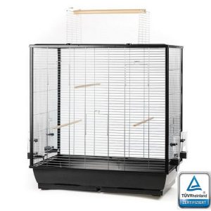 Ollesch Vogelkäfig »Großer Vogelkäfig Wellensittich Kanarien Großsittich mit Freisitz«