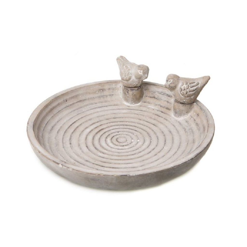 Vogelfutterstation, 18 X 4 Cm, 4 Stück – Kunststoff, Weiß, Als Tränke Oder Futterschale – Für Garten & Balkon