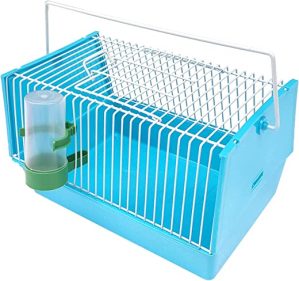 GLOOOB Vogelvoliere großer Vogelkäfig Vogel-Reisekäfig Tragbare Haustierprodukte Reisekäfig for Vögel und Kleintiere Dekorativer Vogelkäfig