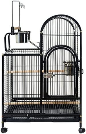 Vogelvoliere großer Vogelkäfig Modischer Papagei Vogel Käfig Tiger Haut Basaltkäfig Großer Papageizuchtkäfig for Zuchtgruppe Vögel Sittichkanarien…