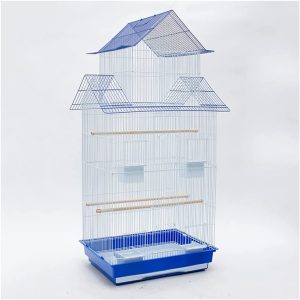 Vogelvoliere großer Vogelkäfig Sittich-Vogelkäfig Große Edelstahl-Plattierung Vogelkäfig Starling Gemalt Schmiedeeisen Papageikäfig Geeignet for…