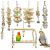 7-teiliges Vogel-Papagei-Kauspielzeug, geeignet für Vögel, Papageien, Sittiche, Wellensittiche, Aras, Turteltauben.