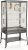 Montana Cages ® | Voliere ca. 85 x 58 x 166 cm Käfig, Vogelvoliere Colorado II – antik/Platinum