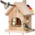 Nature Conform Vogelhaus – Vogelfutterhaus aus Holz / Futterhaus für Vögel zum aufhängen / Garten und Balkon