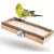 Super Sitzbrett 20x10cm mit Naturholz für Nymphensittich | Papagei Vogelkäfig Plattform | Tablett, Vogelzubehör hinlegen, sitzen, schlafen