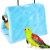 Vogel Papagei Hängematte hängen Höhle Käfig Vogelnest Plüsch Hütte Zelt Bett Warmes Vogel Winternesthaus oder Käfig-Spielzeug für Ara…