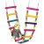 Vogel Papageienleitern Hängespielzeug Haustierschaukelbrücke Kletterspielzeug Stehende Hängemattenkäfigzubehör für kleine mittelgroße Vögel