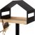 WONDERMAKE Vogelhaus »Design Vogelfutterhaus mit Ständer aus Metall und Holz wetterfest, modernes Vogelhäuschen groß Metalldach stehend, Futterhaus…